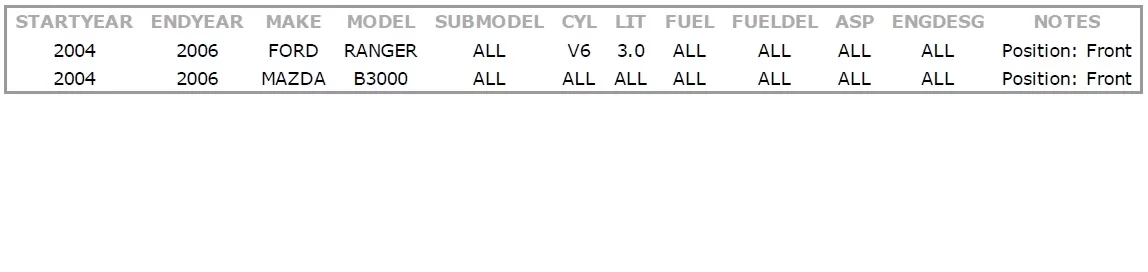 04-06 Ranger B3000 3.0L Cats DUAL - Image 2